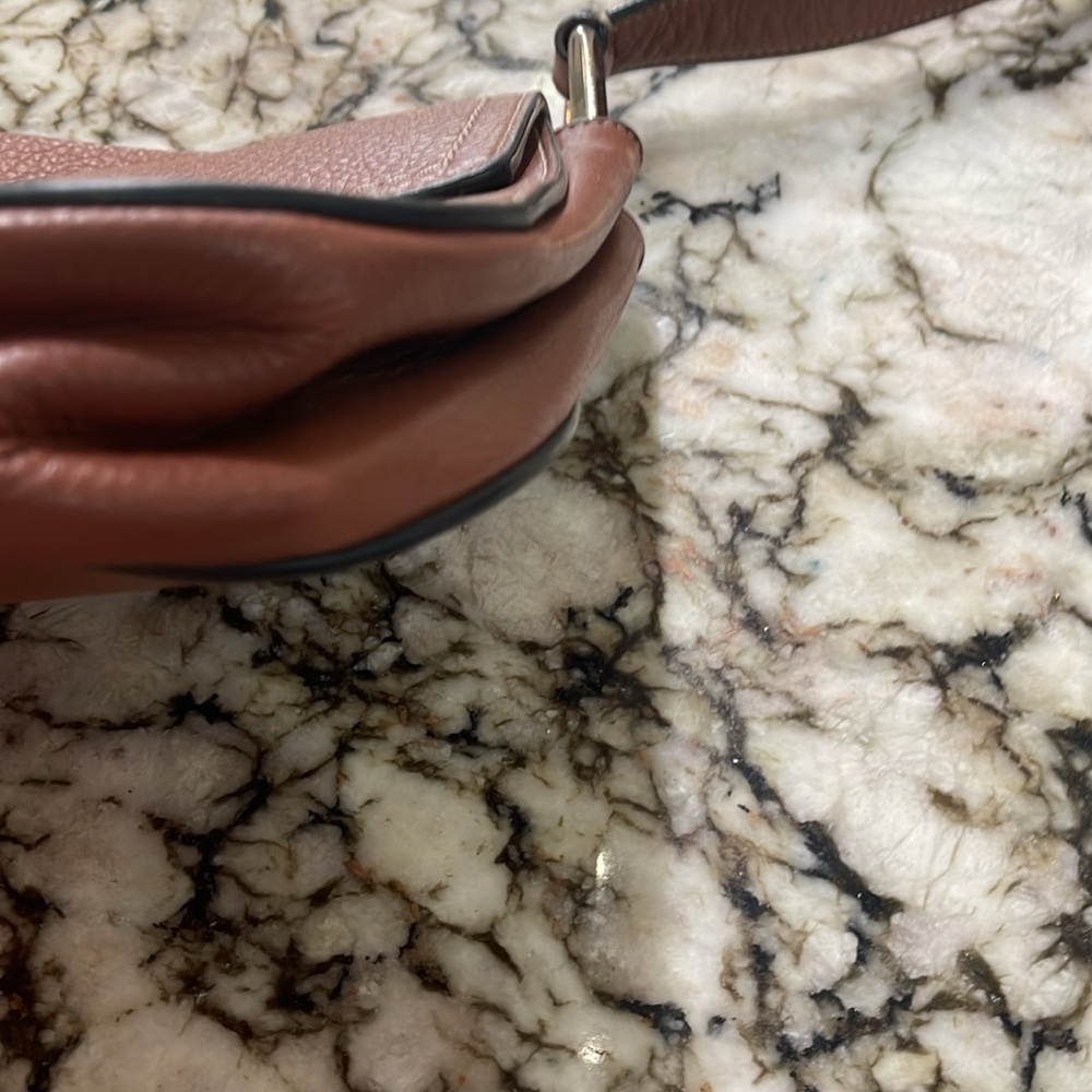 Marc Jacobs Brown Leather Crossbody Saddle Bag - Picture 4 of 11